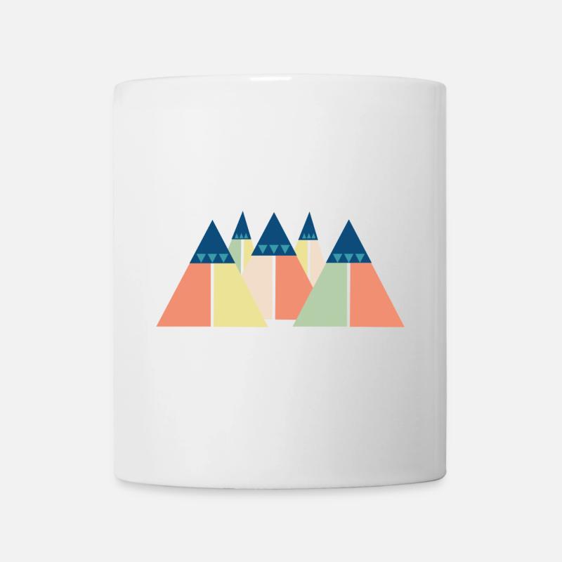 bunte - Tasse - Weiß