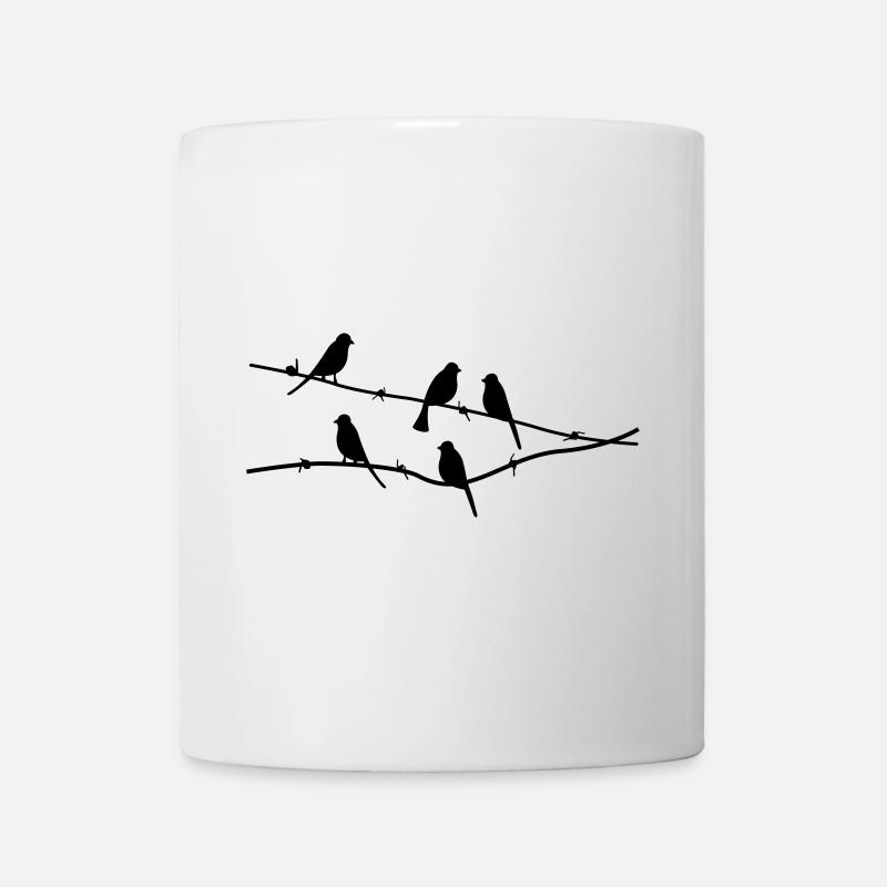 birds Vögel - Tasse - Weiß