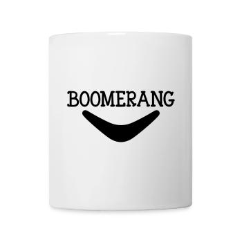 Boomerang - Mug blanc - blanc - Devant