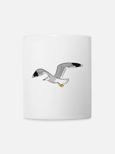 mouette - Mug blanc - blanc