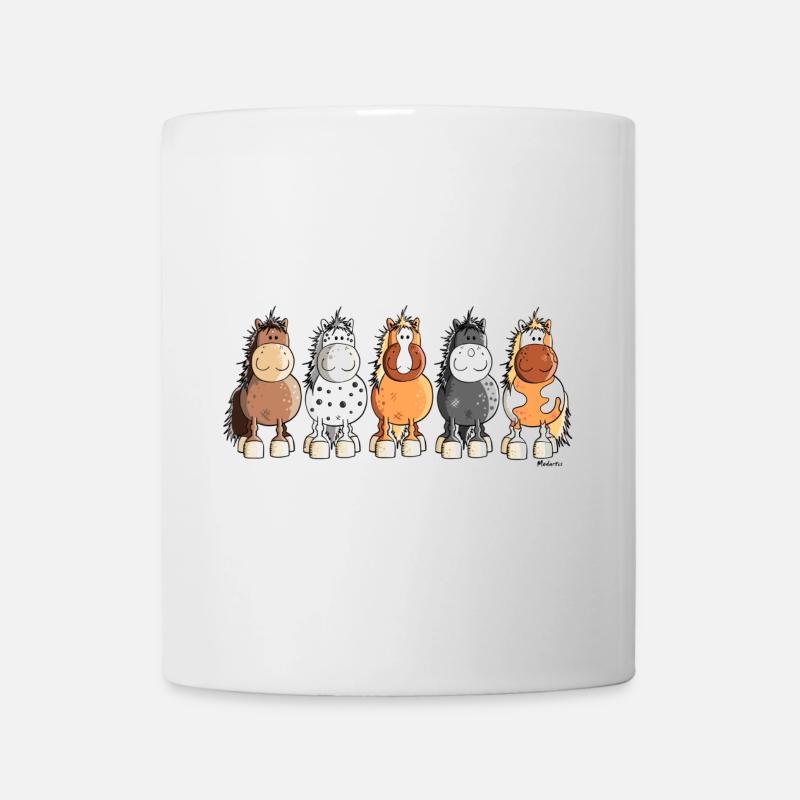 Happy Horses - Mug - white
