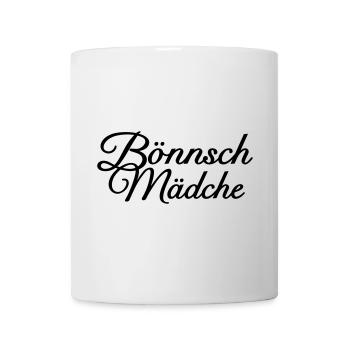 Bönnsch Mädche - Ein Mädel aus Bonn am Rhein - Tasse - Weiß - Vorne