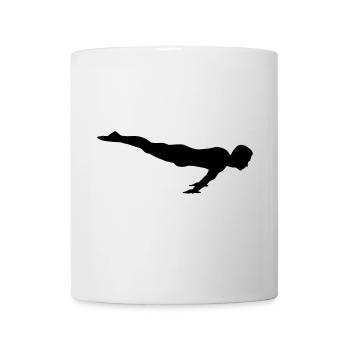 Turnen, Turner - Tasse - Weiß - Vorne