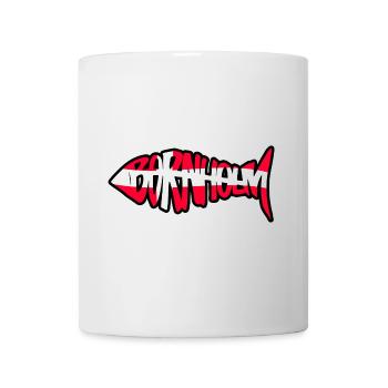 Bornholm Fisch - Tasse - Weiß - Vorne