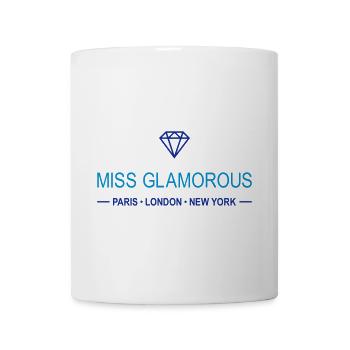 ★ Designfarben änderbar ★ Miss Glamorous (Diamant) - Tasse - Weiß - Vorne