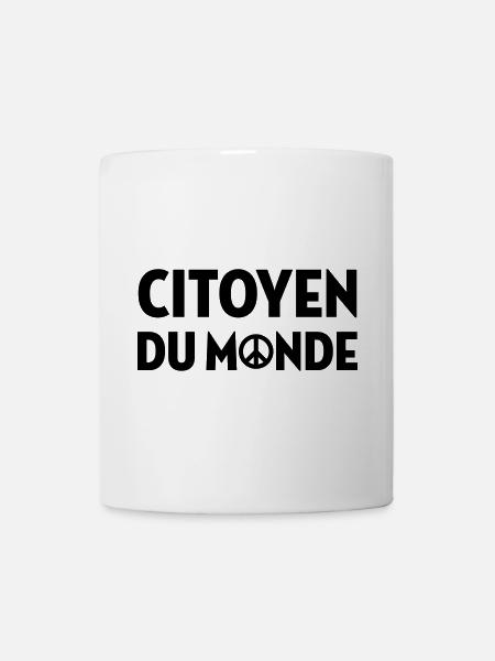 revolution / paix / peuple / voyage / écolo / - Mug blanc - blanc