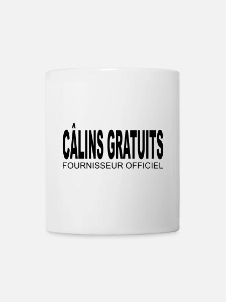 Câlins gratuits - Fournisseur Officiel - Mug blanc - blanc