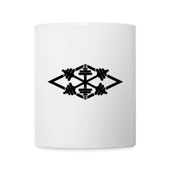 Gym Abzeichen 01 - Tasse - Weiß - Vorne