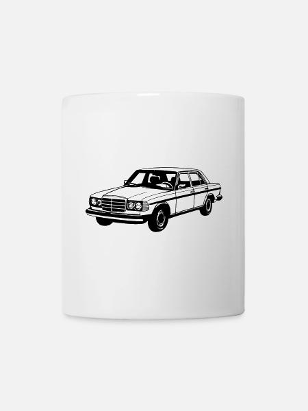 MB W123 , Youngtimer / Oldtimer ...(25) - Tasse - Weiß