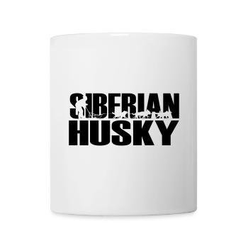 Schlittenhunde Siberian Husky - Tasse - Weiß - Vorne