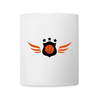 Basketball - Basket Ball - Game - Sport - Player - Tasse - Weiß - Vorne