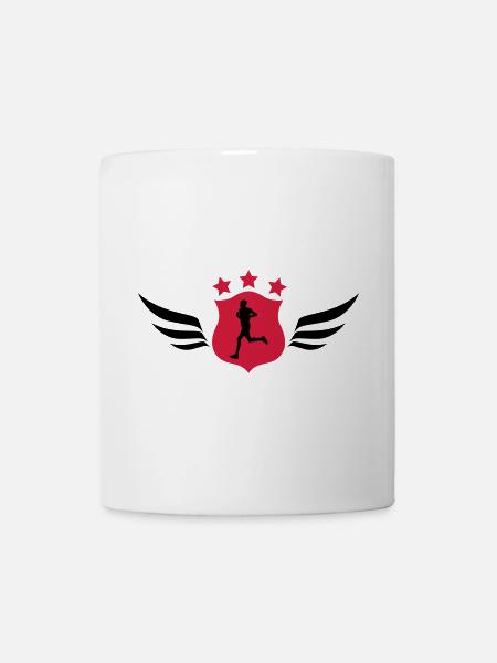 Laufen / Running / Jogging / Joggen / Marathon - Tasse - Weiß
