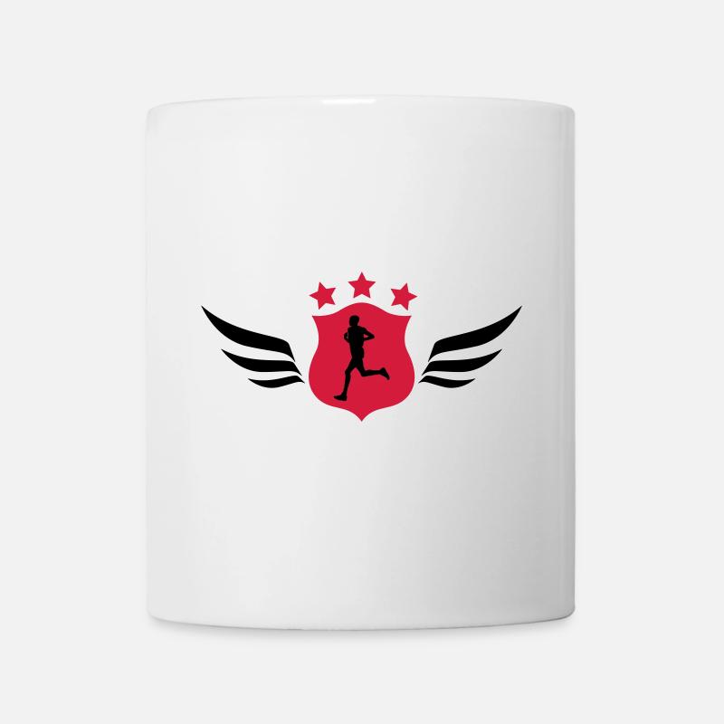 Laufen / Running / Jogging / Joggen / Marathon - Tasse - Weiß