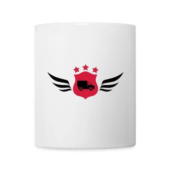 Déménageur / Déménagement / Déménager / Camion - Mug blanc - blanc - Devant