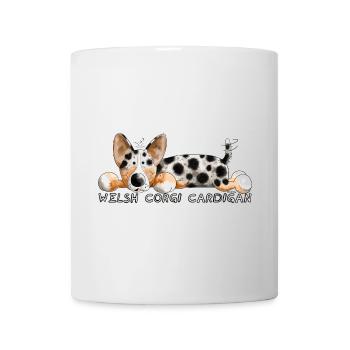 Der Welsh Corgi Cardigan - Tasse - Weiß - Vorne