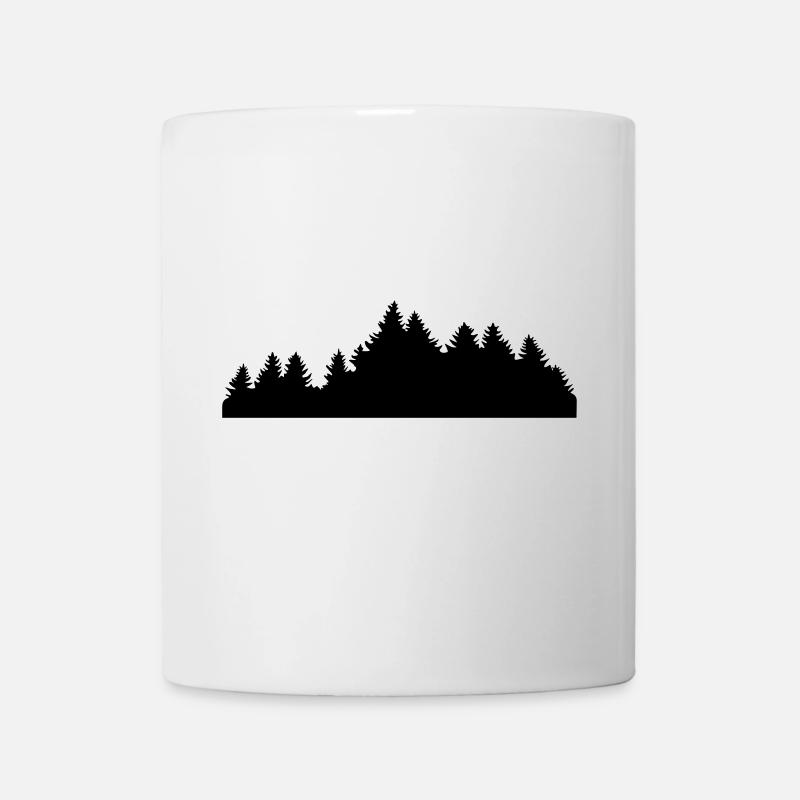Wald, Bäume - Tasse - Weiß