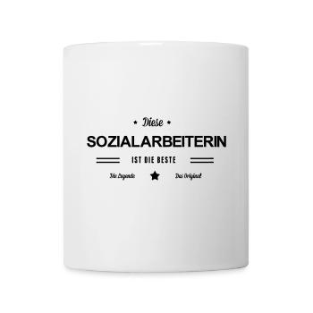 Beste Sozialarbeiterin - Tasse - Weiß - Vorne