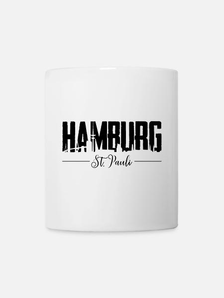 Hamburg St. Pauli, Reeperbahn, Kiez - Tasse - Weiß