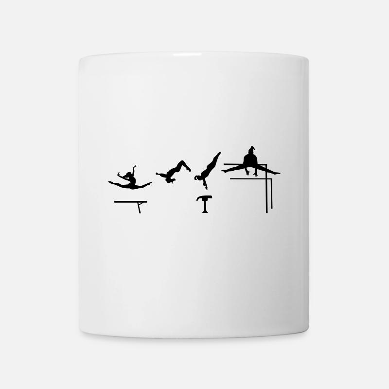 Gymnast, Gymastics events - Mug blanc - blanc