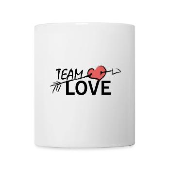 Amour d'équipe - Mug blanc - blanc - Devant