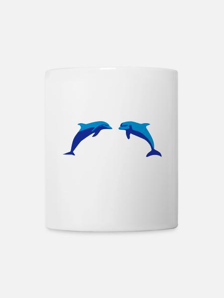 Dolphins, Dolphin - Dauphin - Mug blanc - blanc