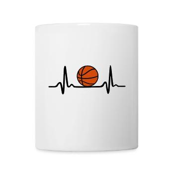 Basketball Heartbeat - Mug - white - Front