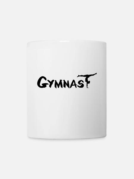 Gymnast, Turnen, Turnerin - Tasse - Weiß