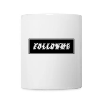 FOLLOW ME - Tasse - Weiß - Vorne