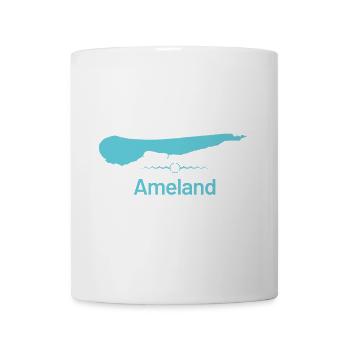 Ameland | Design-Landkarte - Tasse - Weiß - Vorne