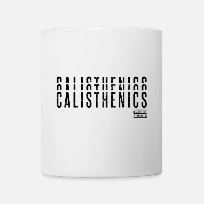 Gymnastique suédoise – Athlète au poids du corps - Mug blanc - blanc