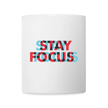 Stay Focused Geometric Duo - Mug - white - Front