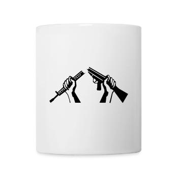 Zerbrochenes Gewehr - Tasse - Weiß - Vorne