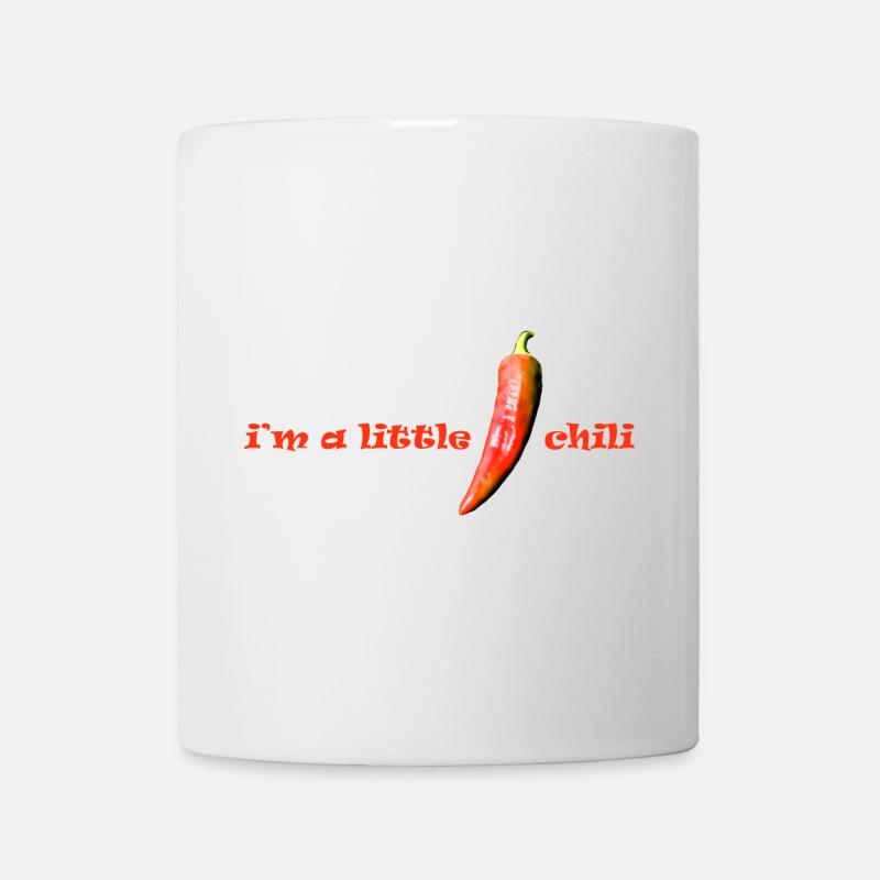 i m a little chili - Tasse - Weiß