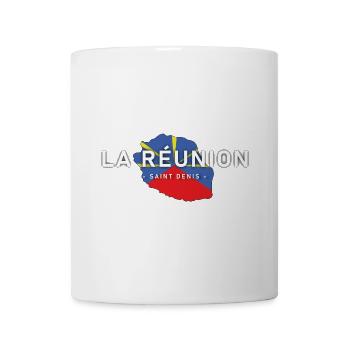 La Réunion - Mug blanc - blanc - Devant