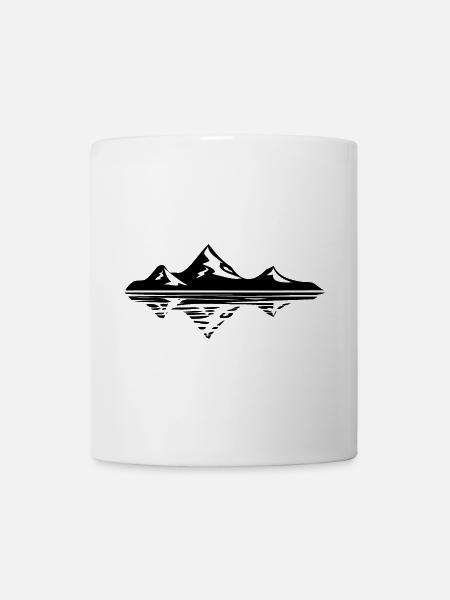 Montagne montagne - Mug blanc - blanc