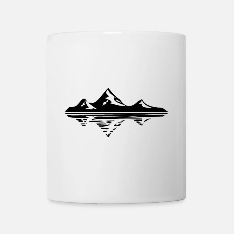 Berg Berge - Tasse - Weiß