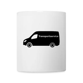 Transport service delivery service package delivery - Mug - white - Front