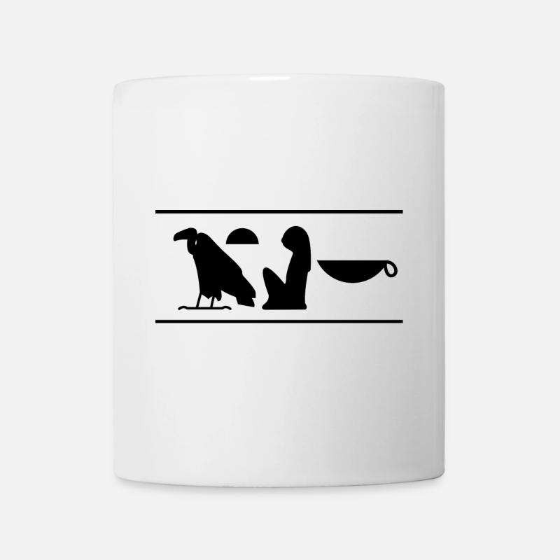 « Ta mère » - Hiéroglyphes - Mug blanc - blanc