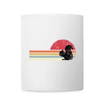 retro squirrel - Mug - white - Front