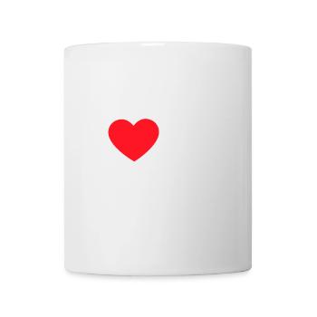 I Heart Hot Mums - Mug - white - Front