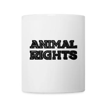 DROITS DES ANIMAUX BIEN-ÊTRE ANIMAL MILITANTS DES DROITS DES ANIMAUX - Mug blanc - blanc - Devant