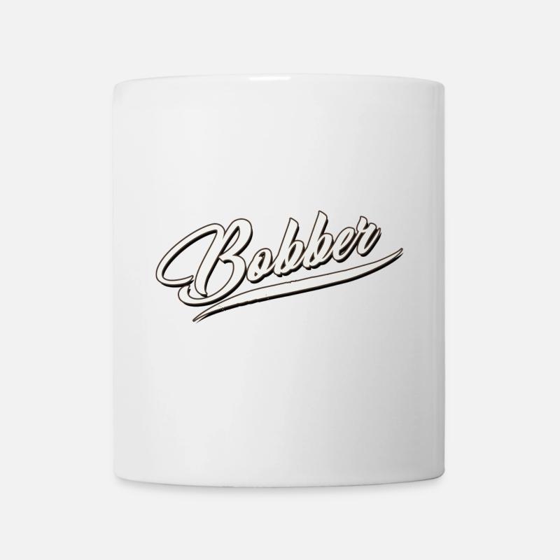 bobber chopper biker cruisen aufkleber sticker - Tasse - Weiß