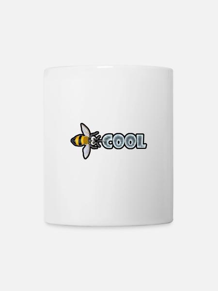 BEE COOL (horizontal) - Mug - white
