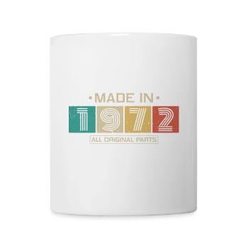 1972 Retro Slogan Alle Originalteile - Tasse - Weiß - Vorne