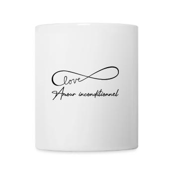 Bedingungslose Liebe - Liebe - Liebe ohne Grenzen - Tasse - Weiß - Vorne