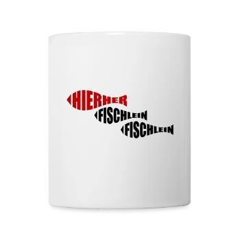 angeln - Tasse - Weiß - Vorne