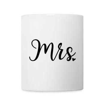 Mrs Heart Design Mariages - Mug blanc - blanc - Devant