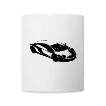 Lambo Sportwagen italienischer supercar - Tasse - Weiß - Vorne