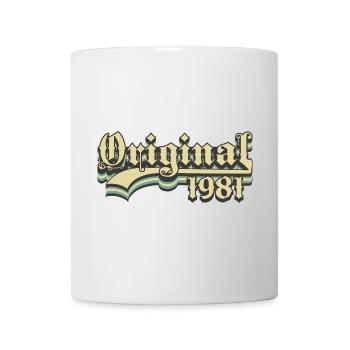 Born in 1981 - Mug - white - Front