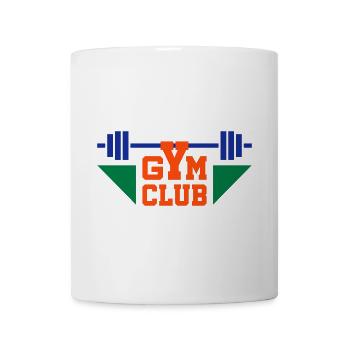 Gym club (Hantel, Dreiecke) - Tasse - Weiß - Vorne